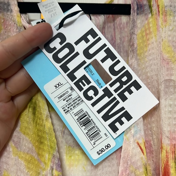 Target Future Collective Sheer Wrap Shirt NWT - Picture 2 of 2